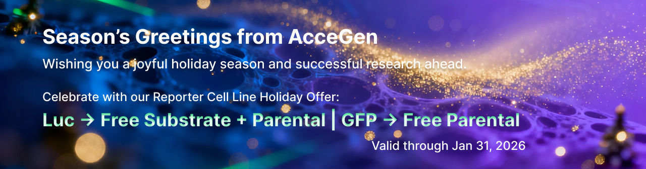 Reporter Cell Line Holiday Promotion